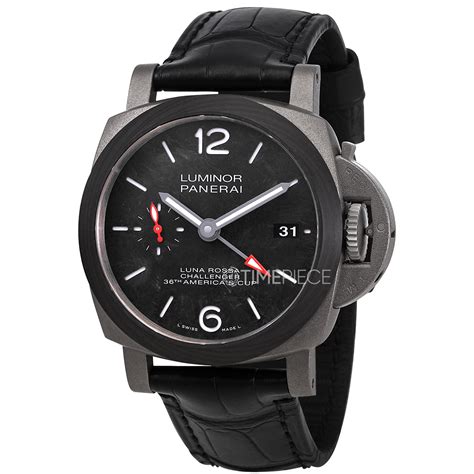 Panerai Luna Rossa Automatic Black Dial Men's .